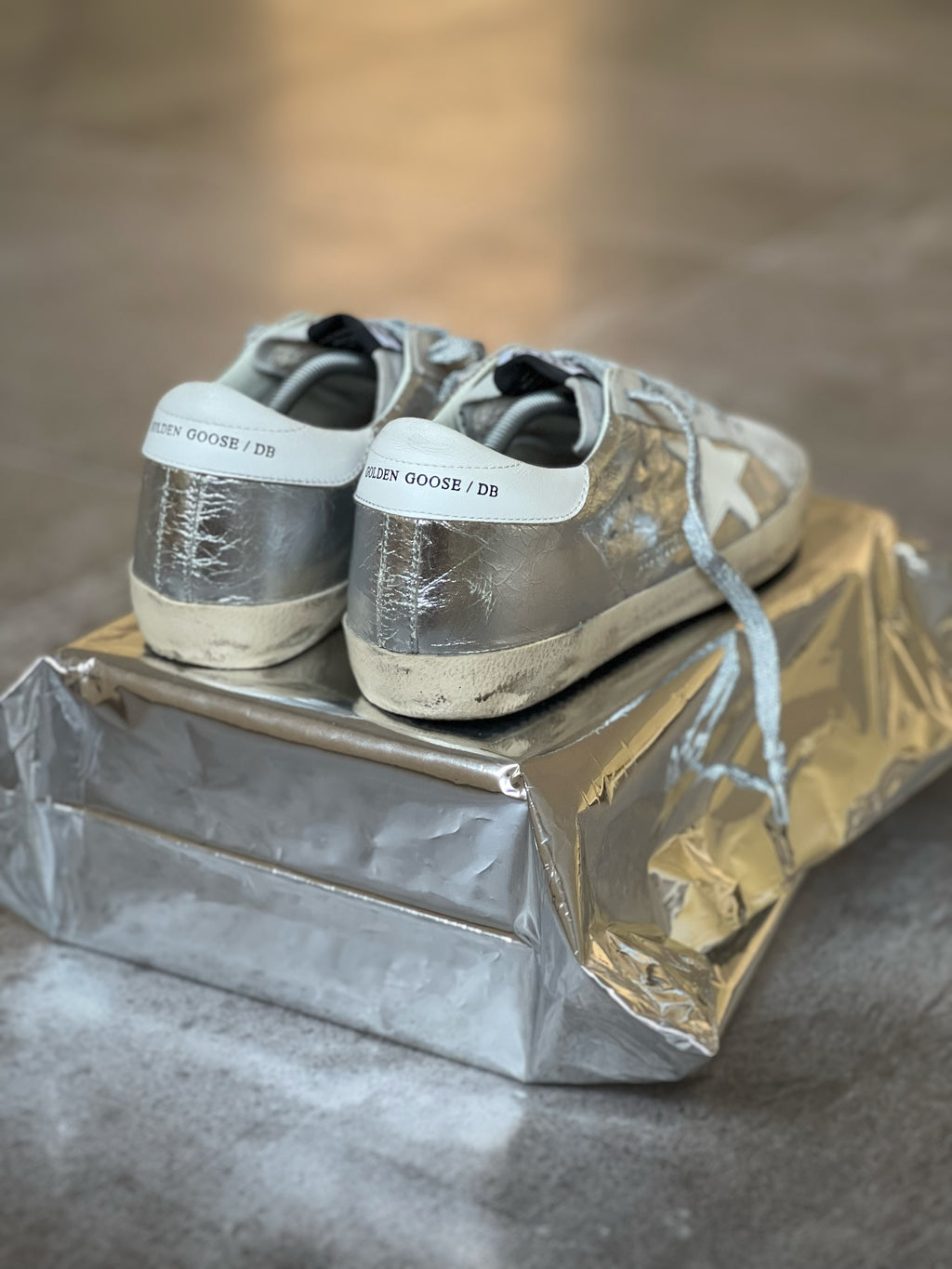 Golden Goose Superstar Silver
