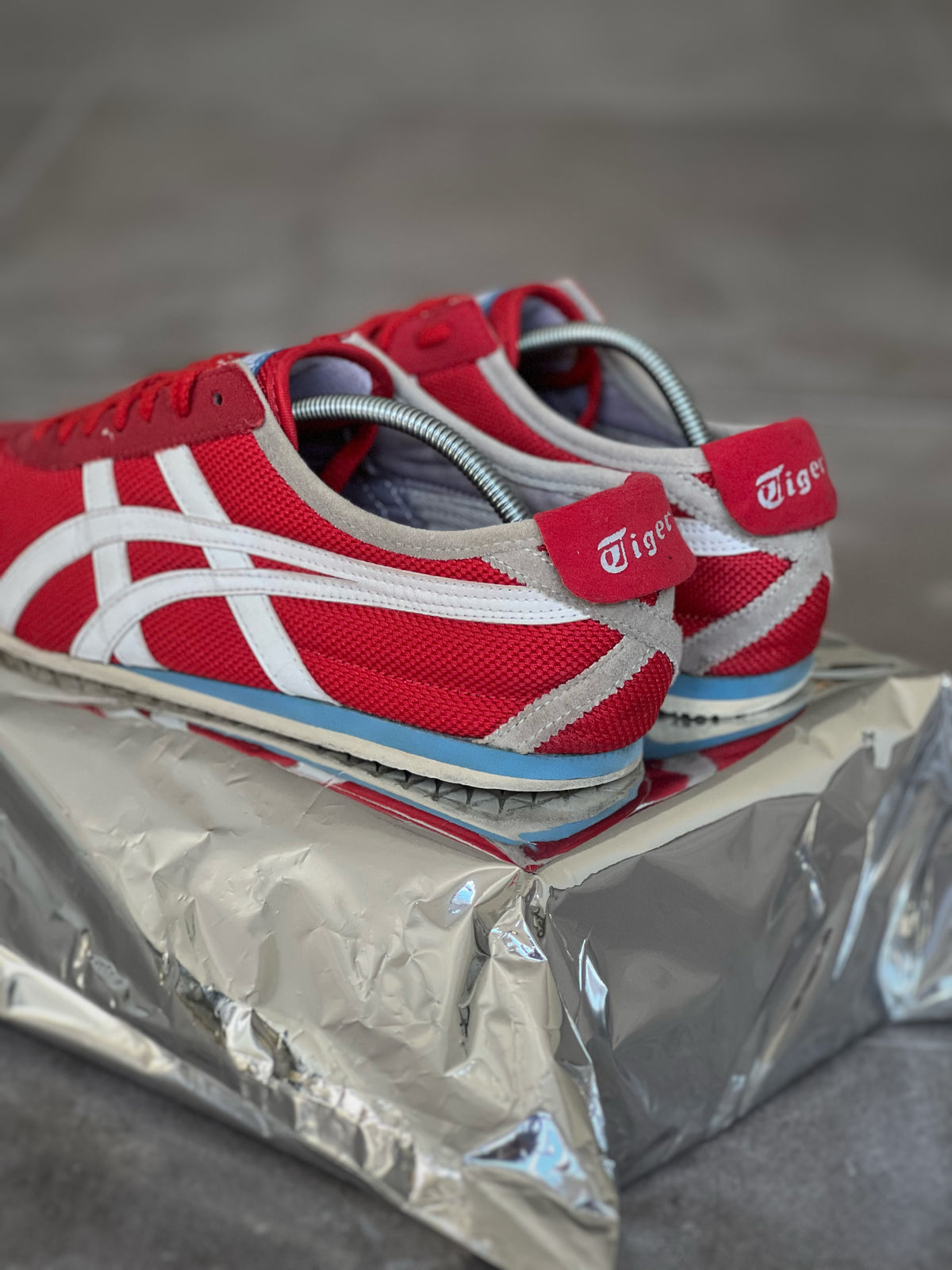 Onitsuka Tiger Mexico Red Retro Style Preloved