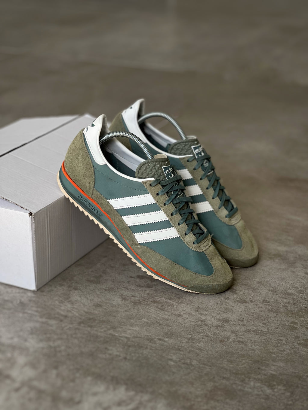 Talla 40 | Adidas SL 72 Kaki white & Orange