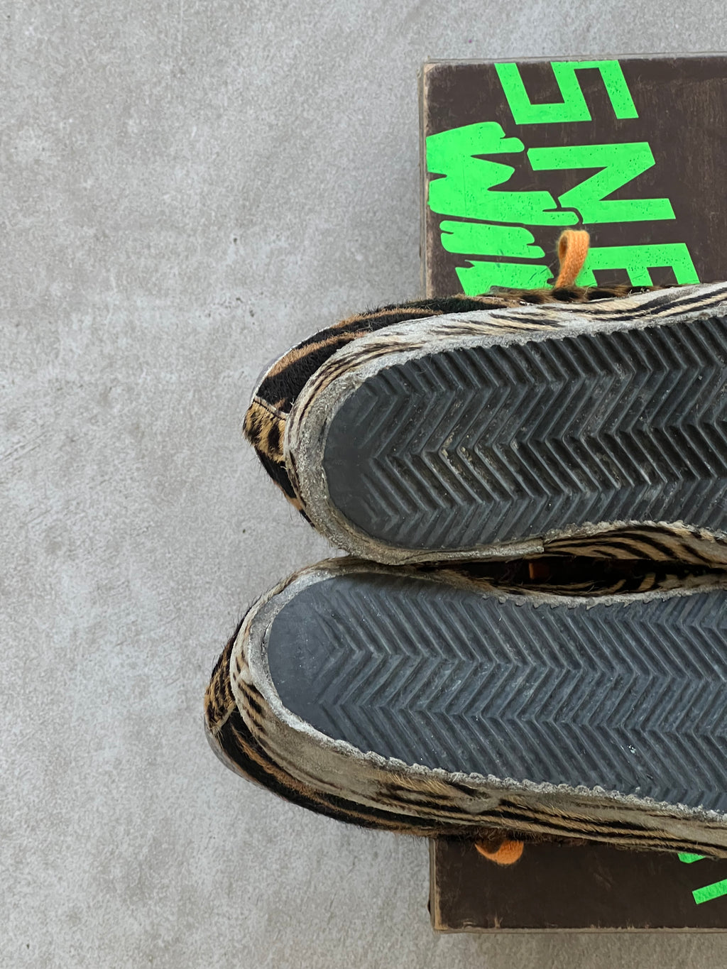 Size 37 | Animal Print Wild Golden Goose Superstar Exclusive Vtg