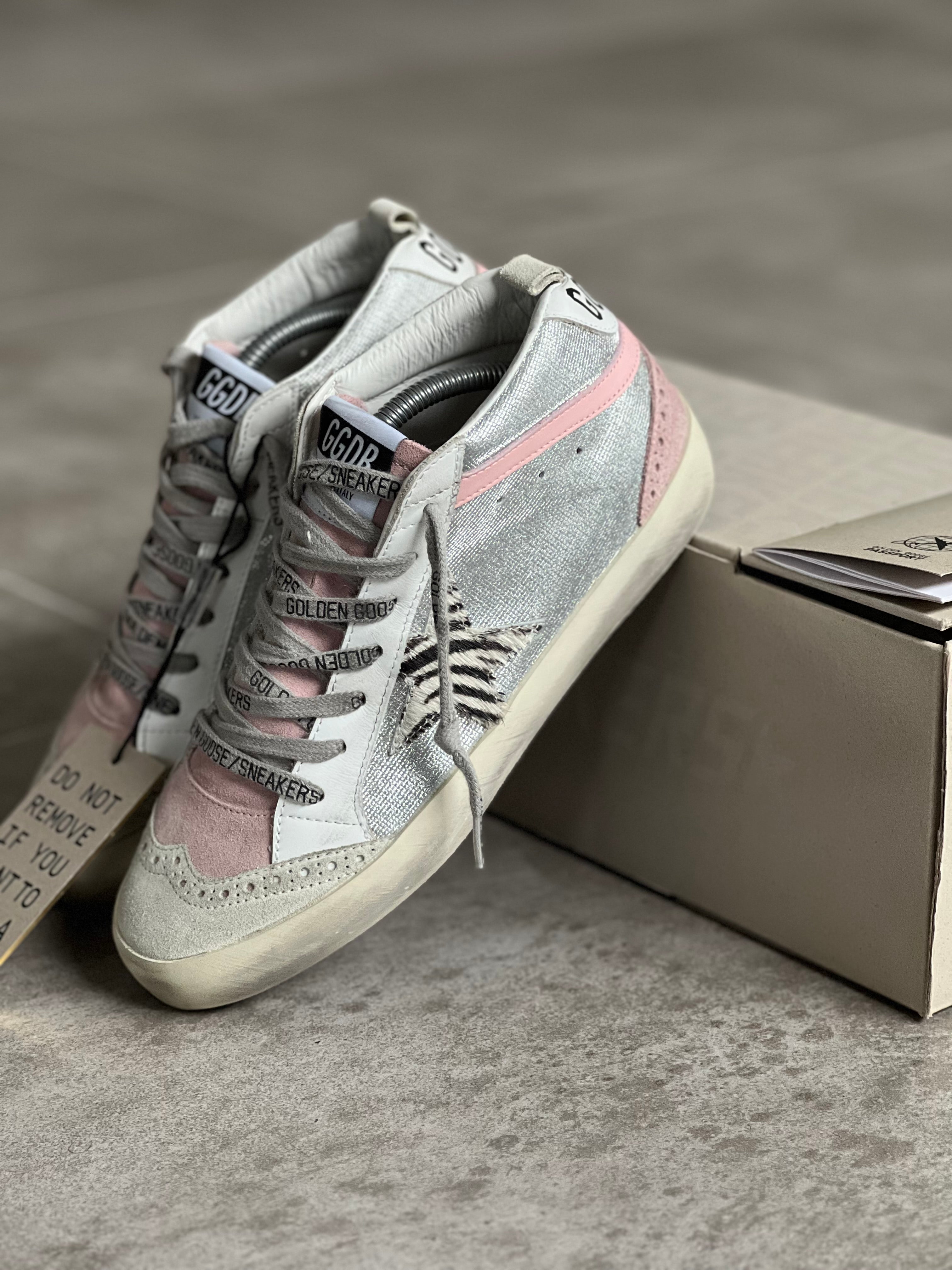 Talla 37 | Golden Goose Mid Star Animal Print Limited Edition
