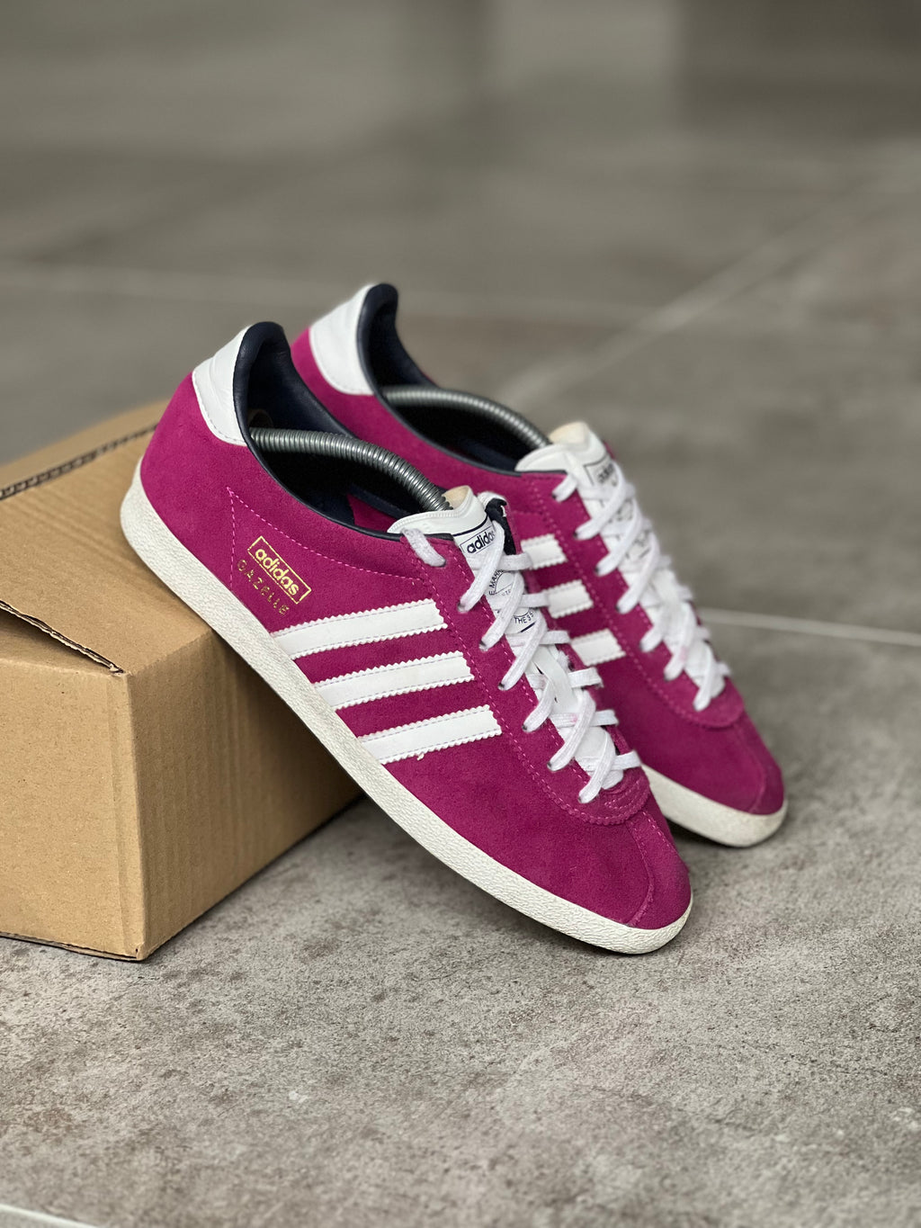 Talla 39 1/3 | Adidas Gazelle 2000’s pink / white