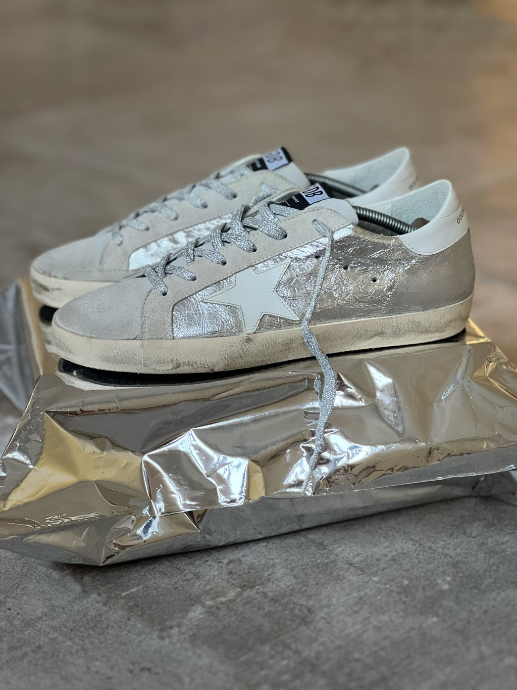 Golden Goose Superstar Silver