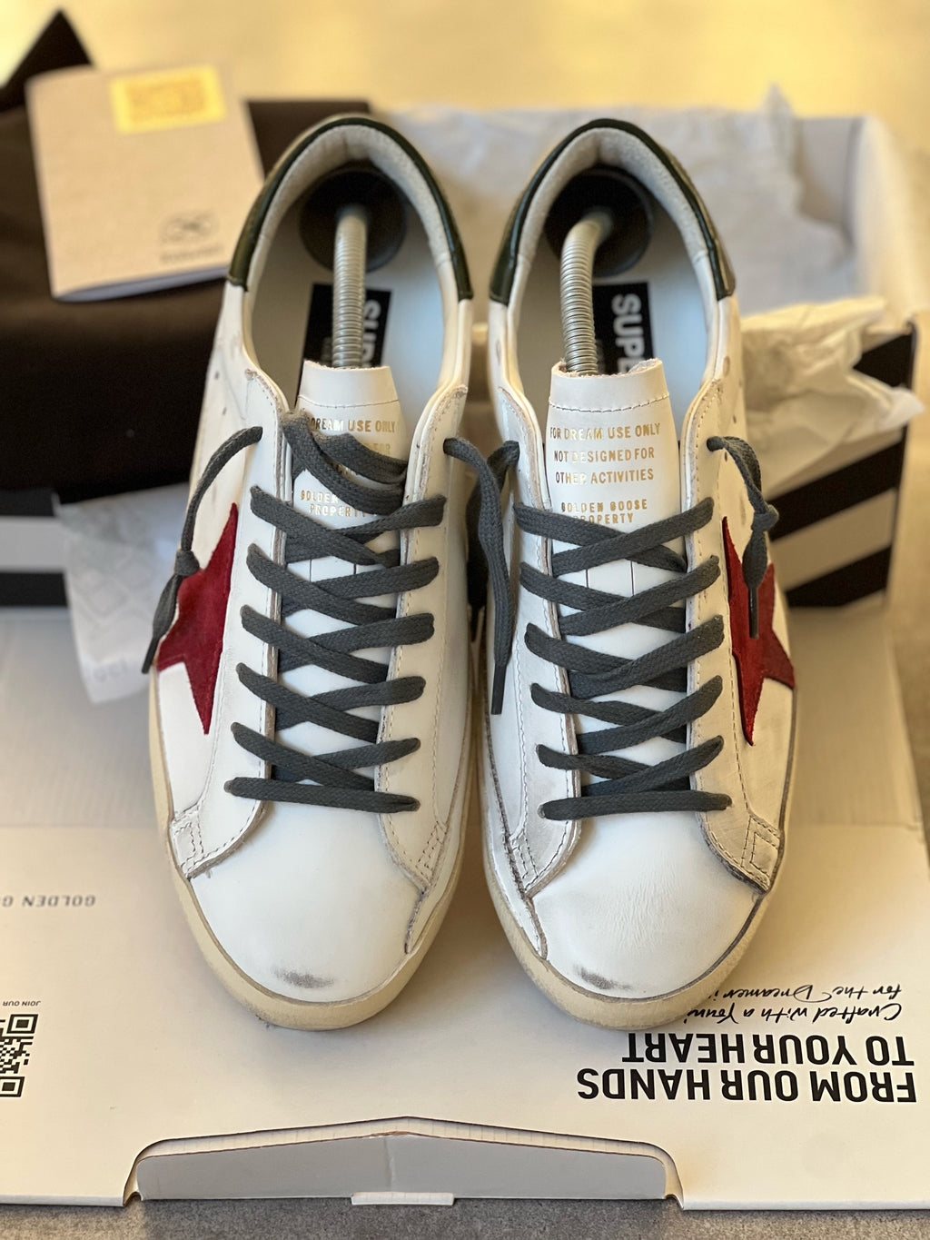 Varias tallas I Golden Goose Superstar Classic White/Red/Green