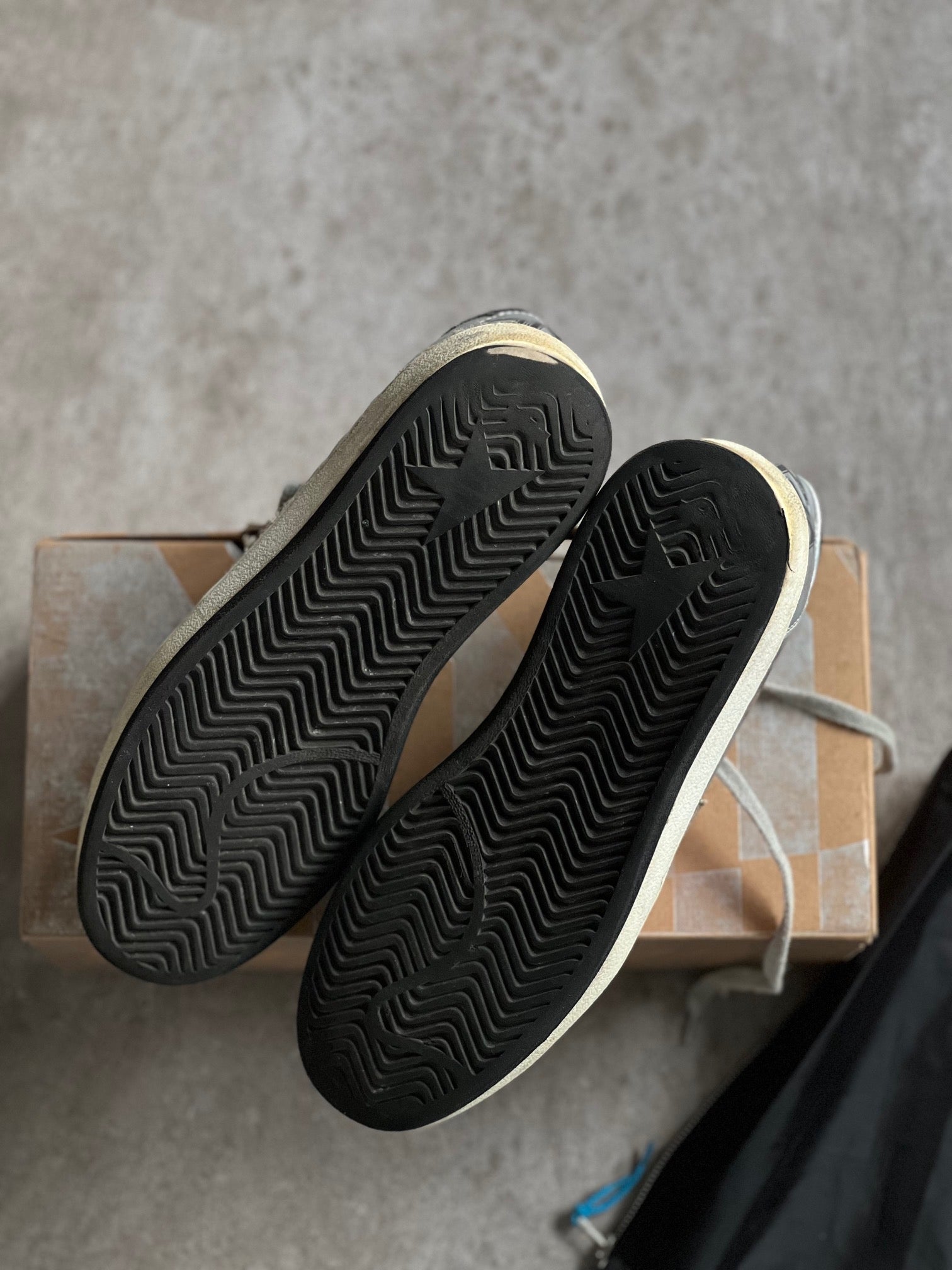 Size 38 I Golden Goose Ball Star Woman Silver &amp; Pink Woman