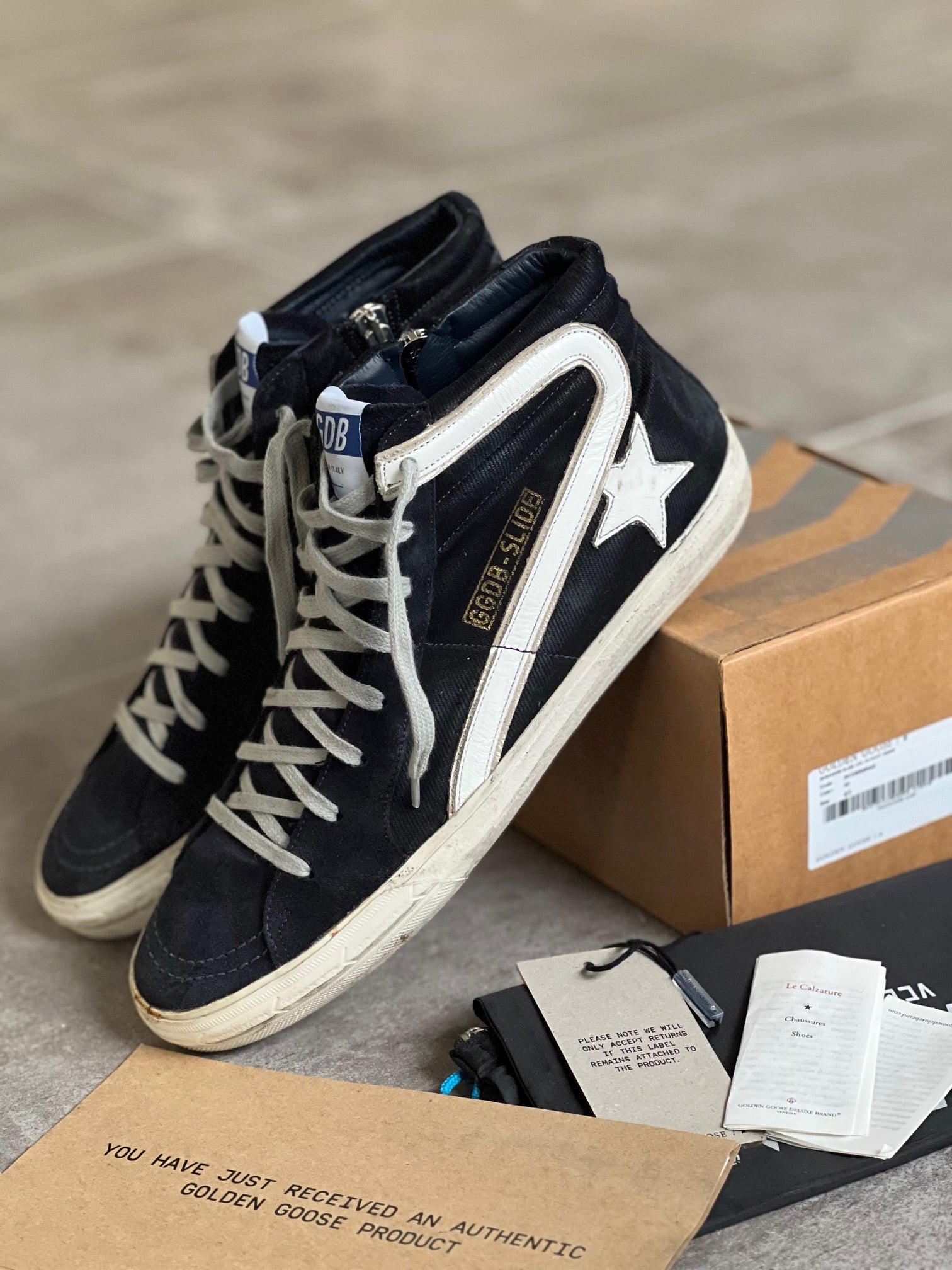 Talla 41 I Golden Goose Mid Star Denim Man
