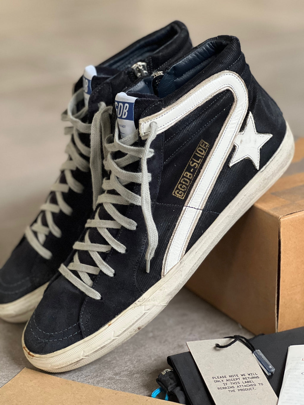 Talla 41 I Golden Goose Mid Star Denim Man
