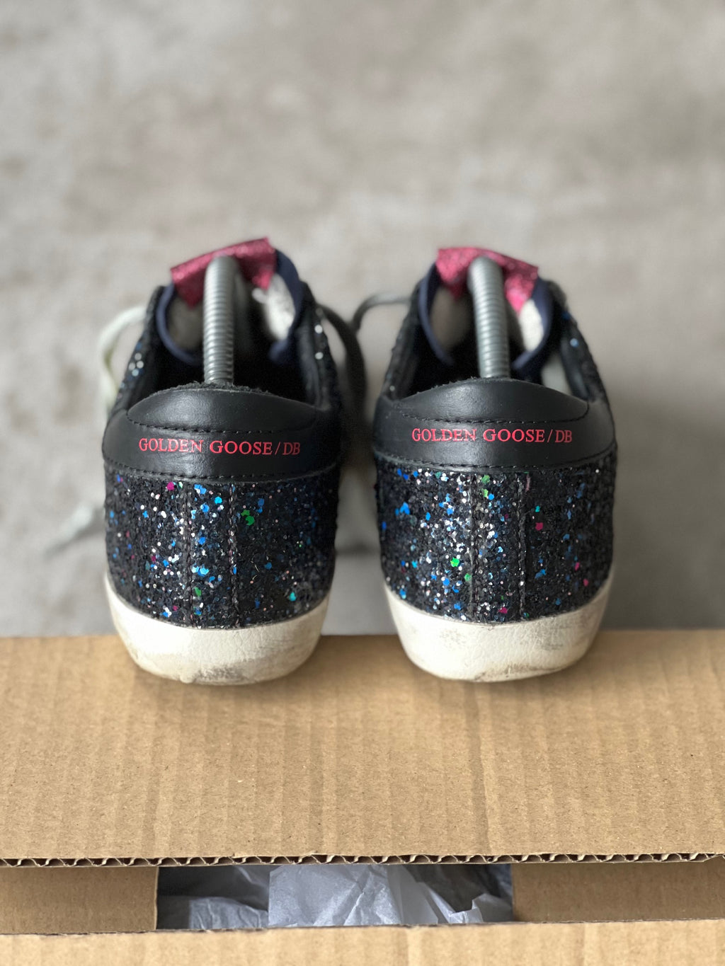 Size 36 I Golden Goose Superstar Navy