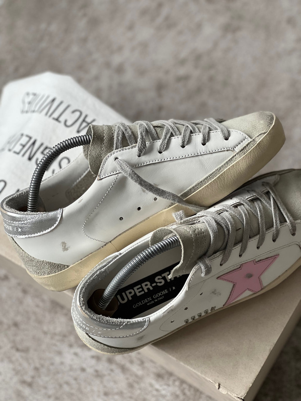 Size 37 I Classic Superstar White/ Pink/ Silver
