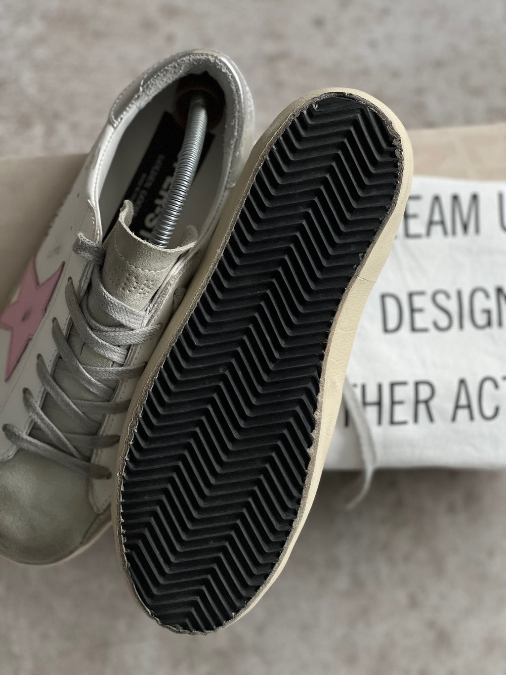 Size 37 I Classic Superstar White/ Pink/ Silver