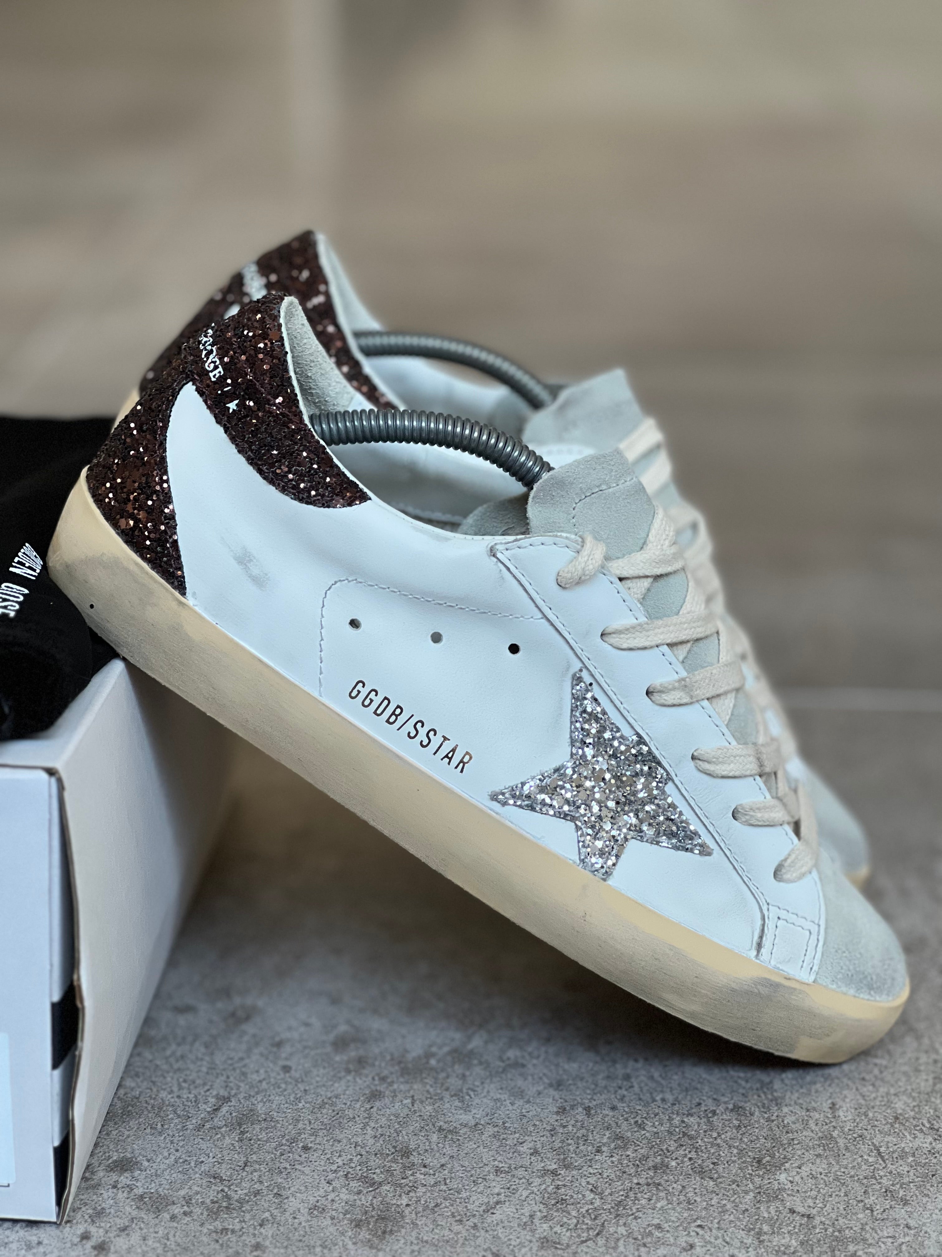 Talla 38 I Classic Superstar Golden Goose White & Brown