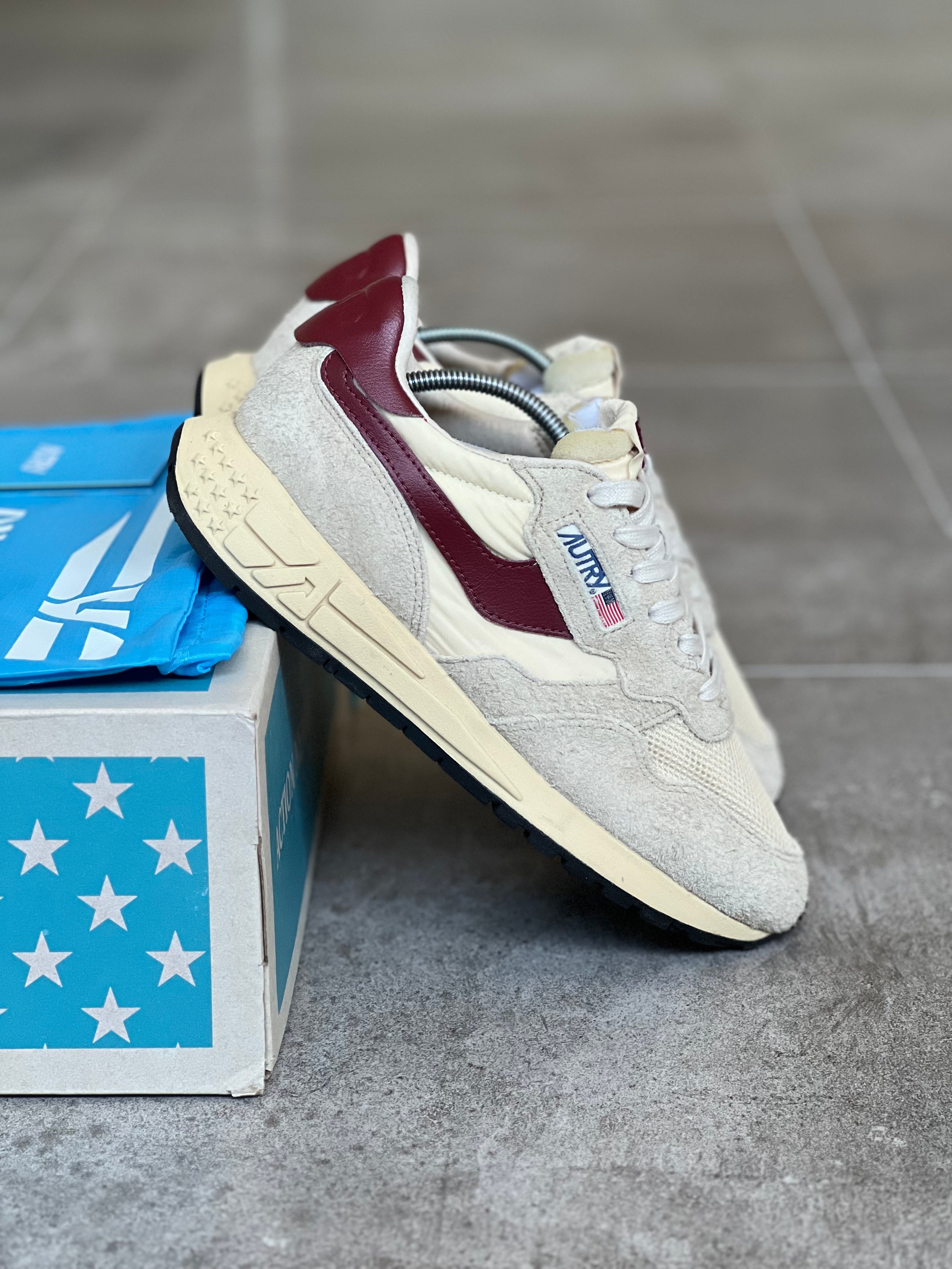 Size 40 I Autry Reelwind Beige &amp; Burgundy