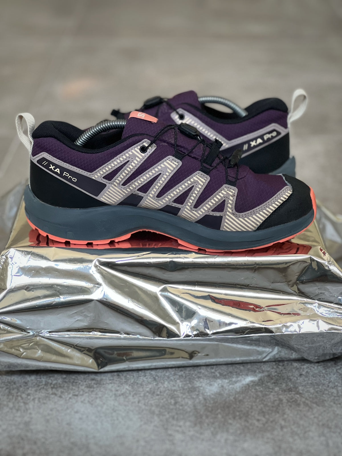 Salomon XA Pro Ultra Purple Women's Water-Resistant Outdoor Shoes