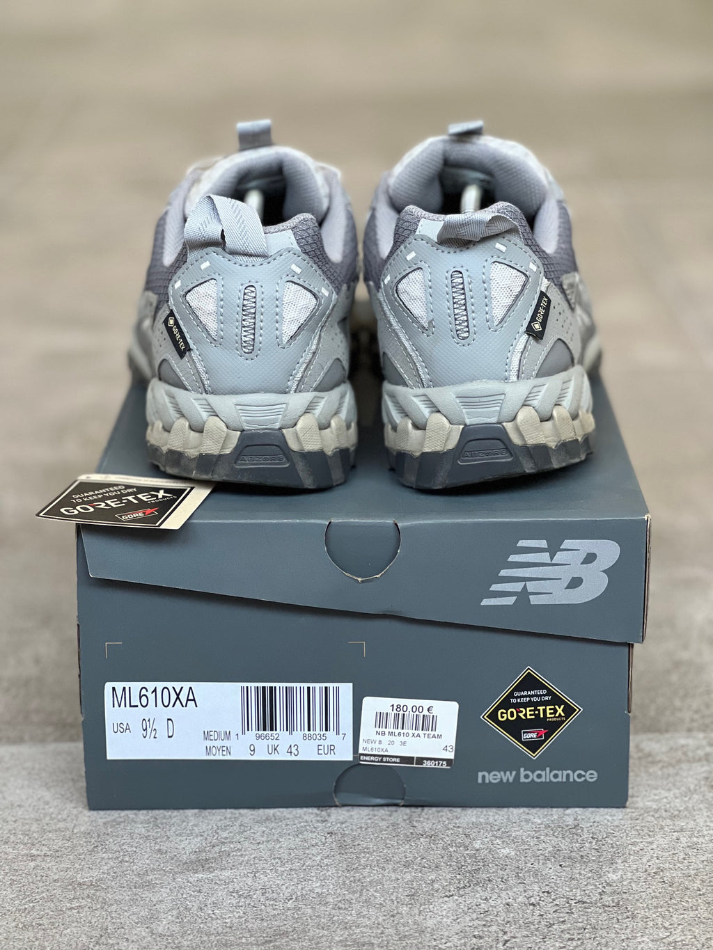 New Balance ML 610 Grey Gore-Tex Men's
